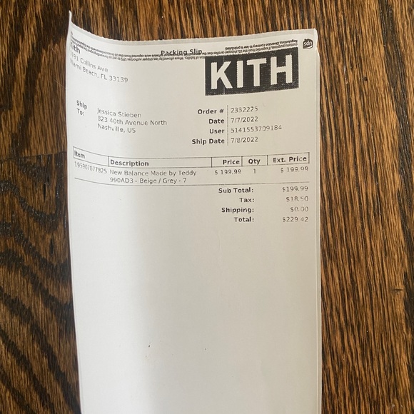 NEW BALANCE MADE BY TEDDY 990AD3 ‘moonbeam’ Men’s Size 7 / Women’s Size 8.5 - Picture 7 of 10